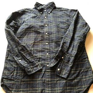Polo blue/green check shirt. Like new